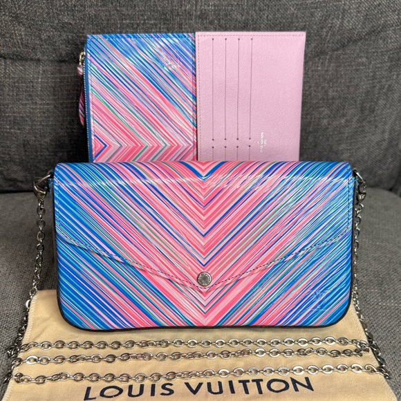 Louis Vuitton Handbags - Louis Vuitton pochette Felicie Tropical epi leather FULL SET limited edition